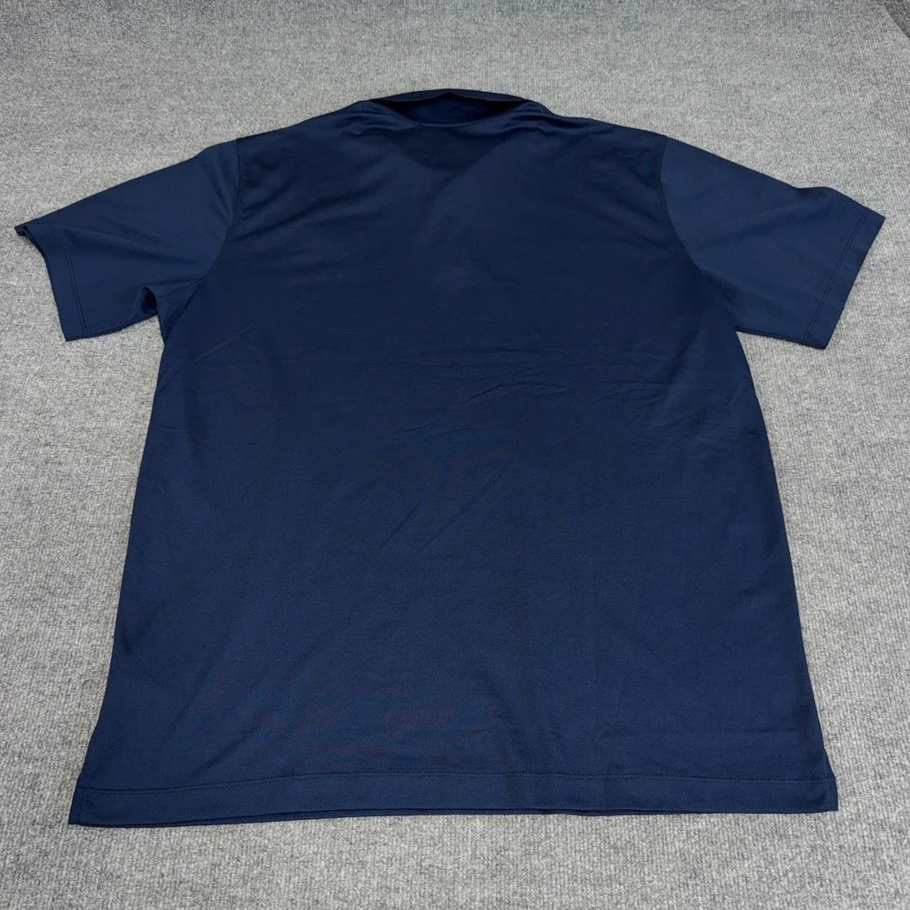 Georgetown Hoyas Nike Air Jordan Golf Polo Men 2XL Navy Blue Golf Dri-Fit Logo